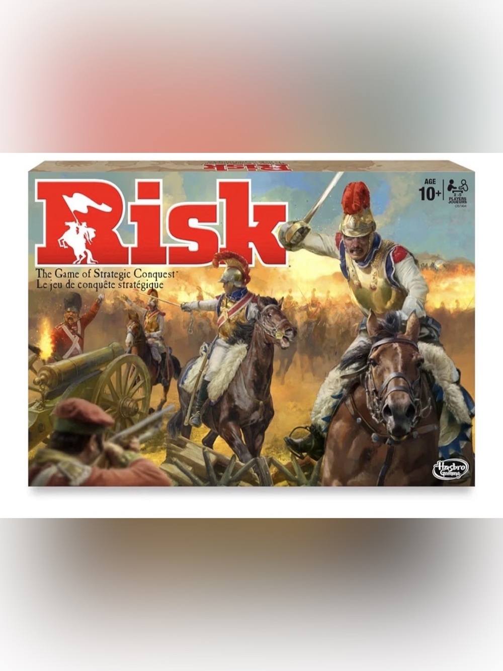 Hasbro Risk Board Game Red Yellow Blue
